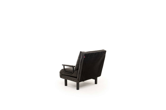 Atelier Del Sofa Sento Single - Gris oscuro